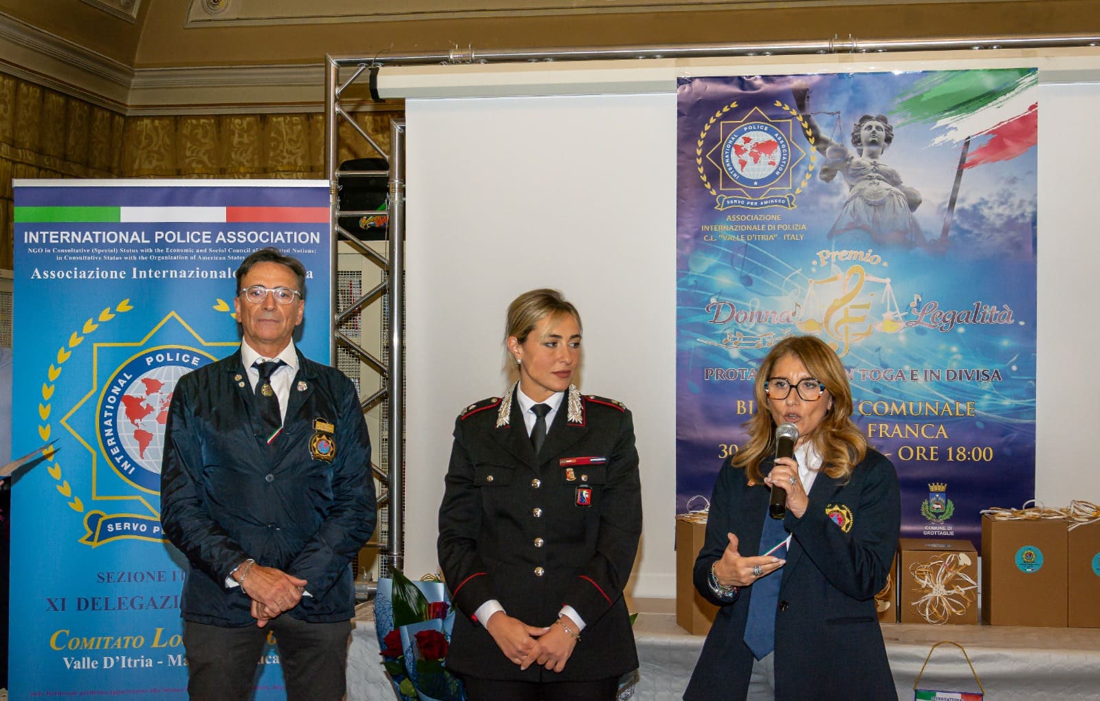 Donna e legalità. A Martina prima edizione del premio della International Police Association