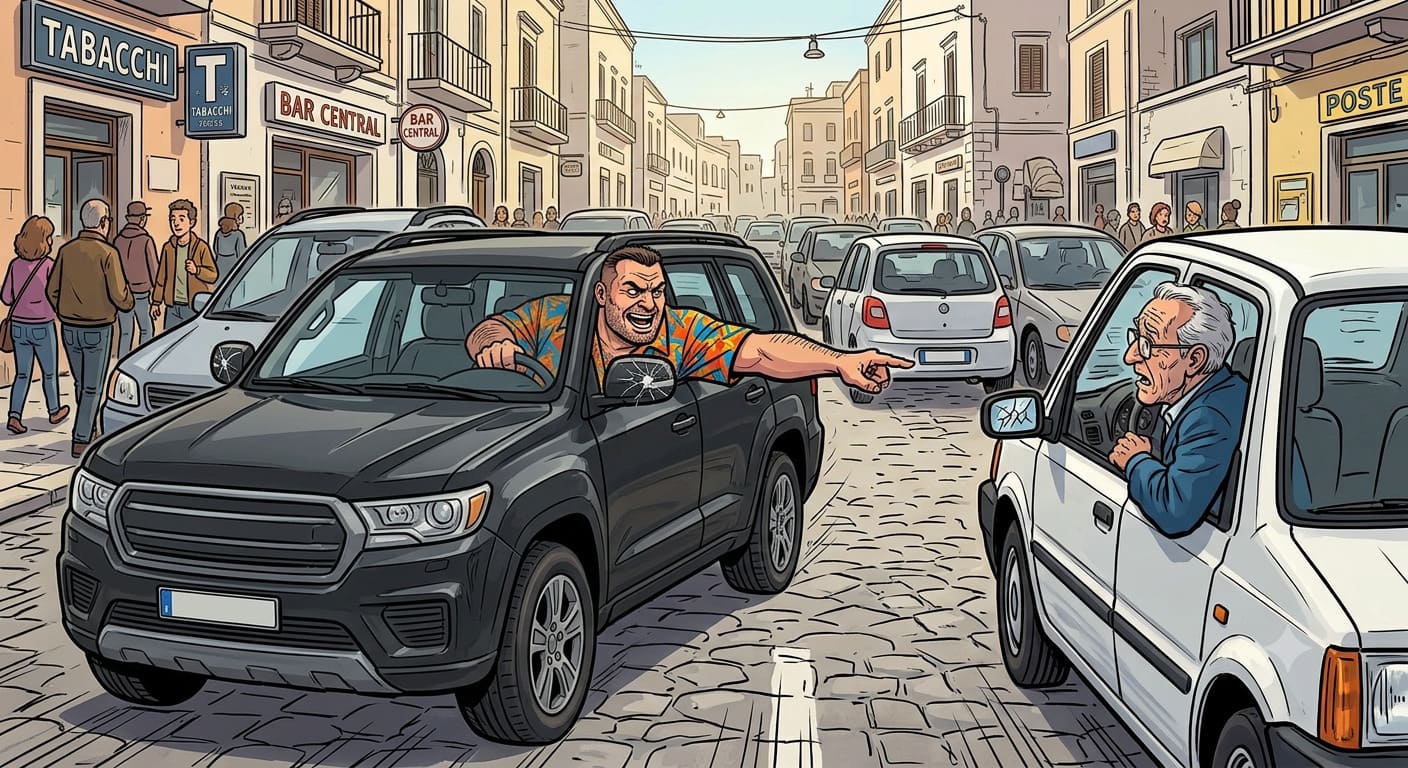 Truffa dello specchietto. A Martina è in giro un’auto nera