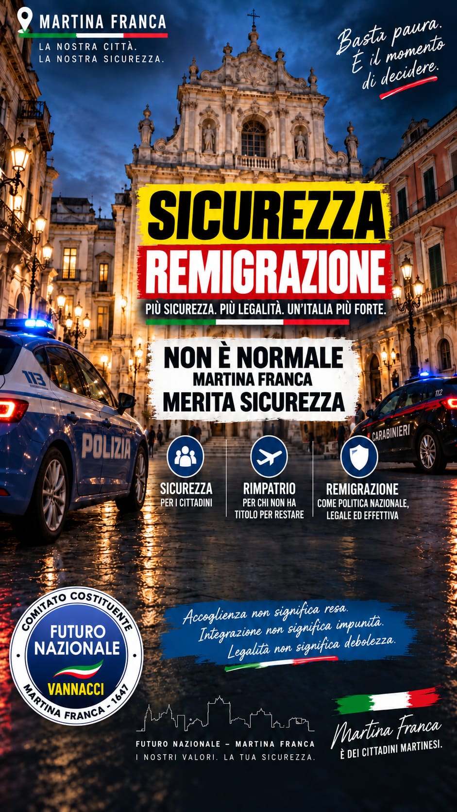 Uomo con il tubo. Ecco Futuro Nazionale Martina Franca