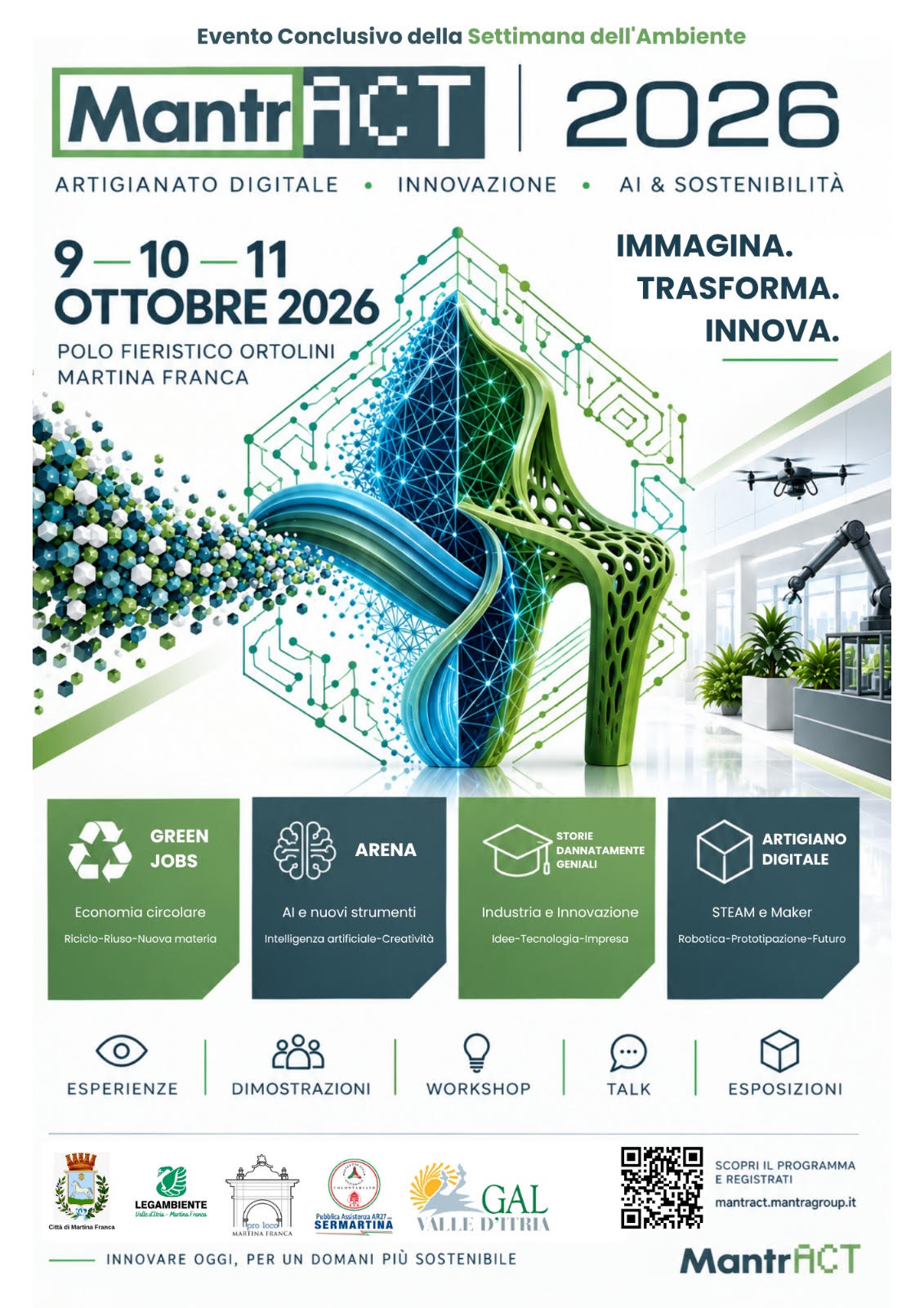 Artigianato digitale, AI, innovazione. Dal 9 al 10 ottobre, torna Mantract